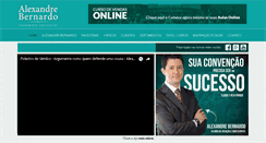Desktop Screenshot of alexandrebernardo.com.br