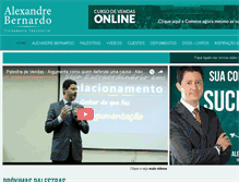 Tablet Screenshot of alexandrebernardo.com.br